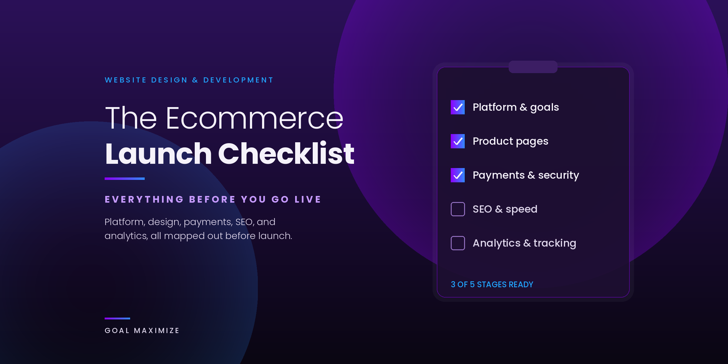 Ecommerce Website Development Checklist Ecommerce Website Development Checklist: Everything You Need Before You Launch