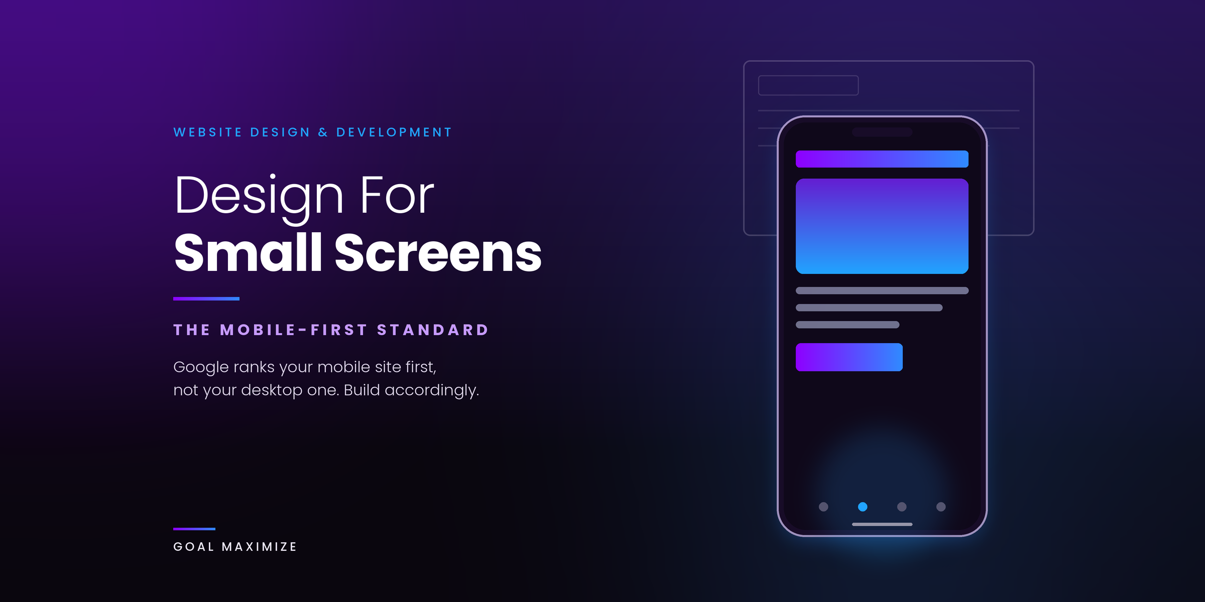 Mobile-First Web Design Featured Image Mobile-First Web Design: Why Your Website Must Be Built for Smartphones in 2026