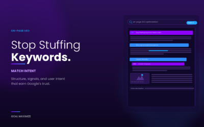 Stop Stuffing Keywords. Start Matching Intent: On-Page SEO Optimization That Actually Works