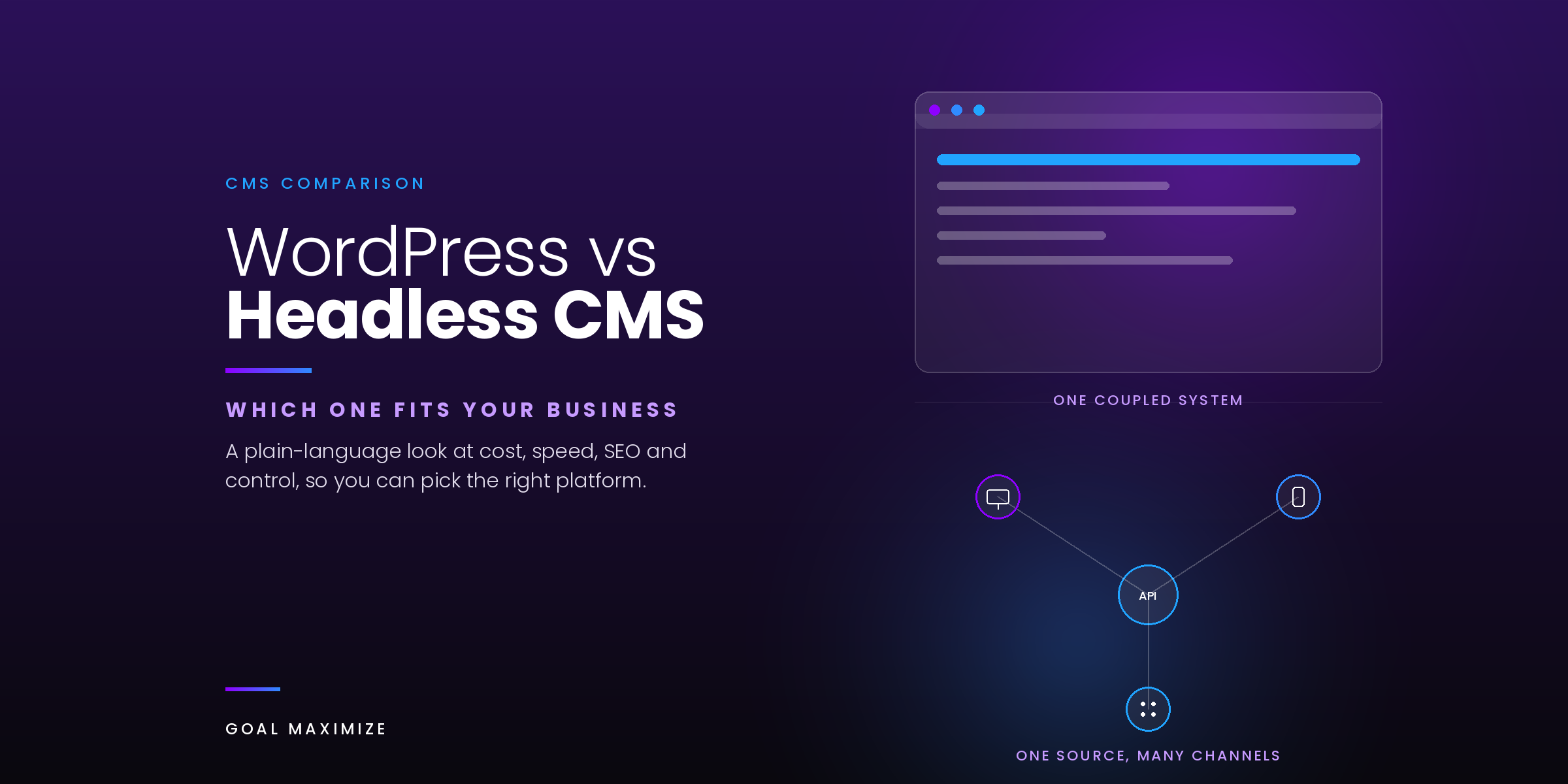 WordPress vs Headless CMS Featured Image WordPress vs Headless CMS: Which Is Right for Your Business?