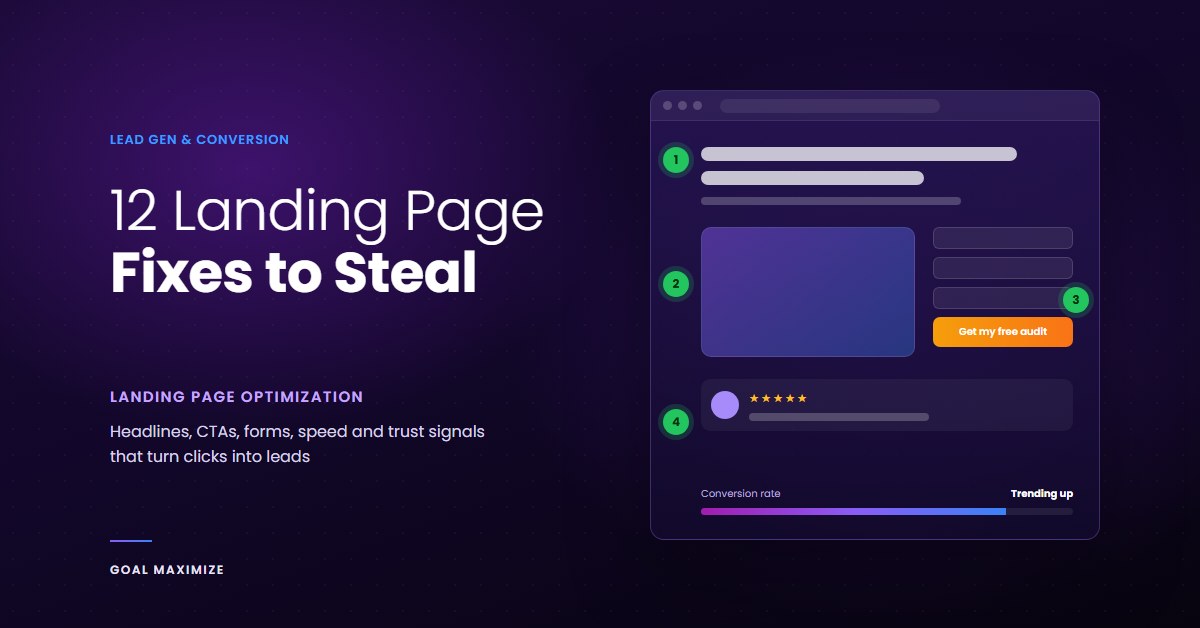 12 Landing Page Fixes That Doubled Conversions (Steal Them)