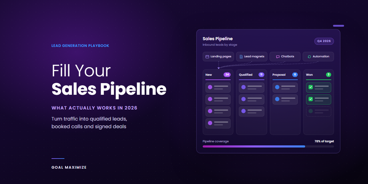 The Lead Generation Playbook: What Actually Fills Your Pipeline in 2026