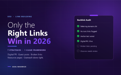 The Only Link Building Strategies Worth Your Time in 2026
